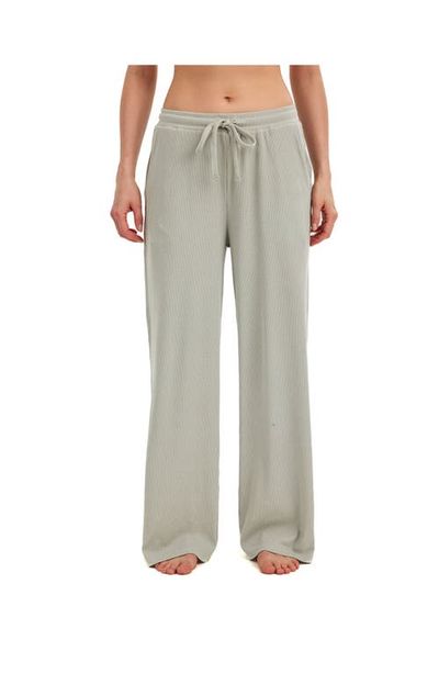 Beach Life by Gottex Beach Life by Gottex Summer Lounge Ribbed Wide Leg Pant