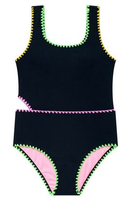 Beach Lingo Beach Lingo Kids' Color Coded Whipstitch Two-Piece Swimsuit