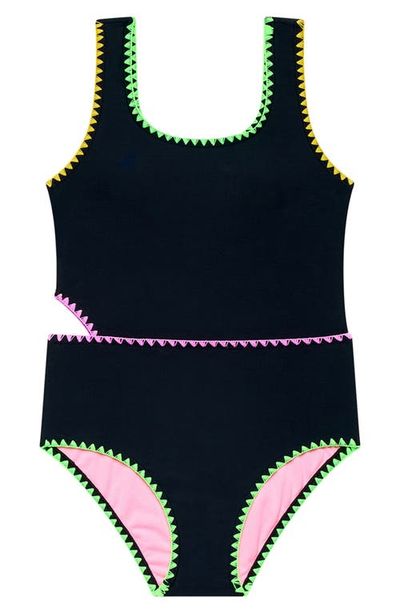 Beach Lingo Beach Lingo Kids' Color Coded Whipstitch Two-Piece Swimsuit