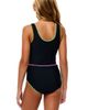 Beach Lingo Beach Lingo Kids' Color Coded Whipstitch Two-Piece Swimsuit - 4
