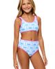 Beach Lingo Beach Lingo Kids' Contrast Piping Two-Piece Swimsuit - 2