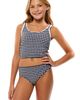 Beach Lingo Beach Lingo Kids' Gingham Seersucker Two-Piece Swimsuit - 1