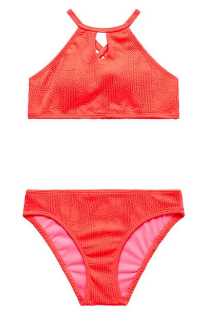 Beach Lingo Beach Lingo Kids' Jacquard Two-Piece Swimsuit