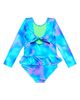 Beach Lingo Beach Lingo Kids' Long Sleeve Peplum One-Piece Swimsuit - 2