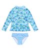 Beach Lingo Beach Lingo Kids' Long Sleeve Two-Piece Rashguard Swimsuit - 1