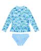 Beach Lingo Beach Lingo Kids' Long Sleeve Two-Piece Rashguard Swimsuit - 2
