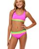 Beach Lingo Beach Lingo Kids' Rib Colorblock Two-Piece Swimsuit - 2
