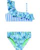 Beach Lingo Beach Lingo Kids' Ruffle Asymmetric Two-Piece Swimsuit - 1