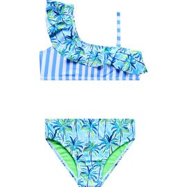 Beach Lingo Beach Lingo Kids' Ruffle Asymmetric Two-Piece Swimsuit