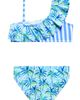 Beach Lingo Beach Lingo Kids' Ruffle Asymmetric Two-Piece Swimsuit - 2