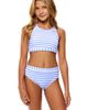 Beach Lingo Beach Lingo Kids' Stripe Two-Piece Swimsuit - 2