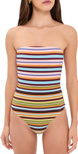 Beach Riot Beach Riot Amber One Piece Paradise Stripe