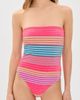 Beach Riot Beach Riot Amber One Piece Vibrant Volley Stripe - 5