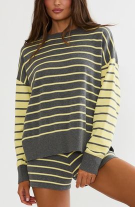 Beach Riot Beach Riot Callie Colorblock Stripe Sweater