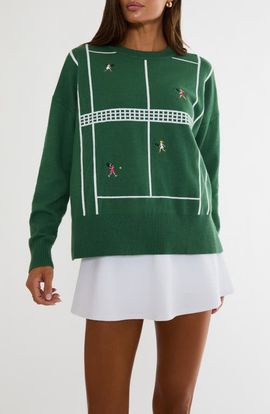 Beach Riot Beach Riot Callie Embroidered Sweater