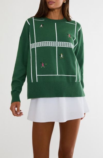 Beach Riot Beach Riot Callie Embroidered Sweater