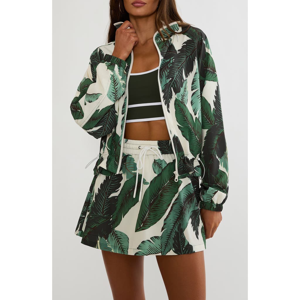 Beach Riot Beach Riot Casen Palm Print Performance Jacket