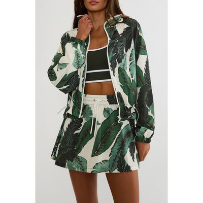 Beach Riot Beach Riot Casen Palm Print Performance Jacket