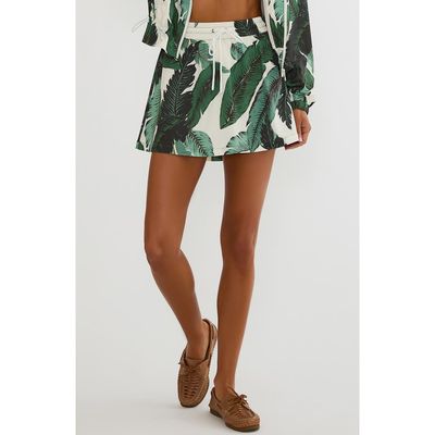 Beach Riot Beach Riot Clyde Drawstring Miniskirt