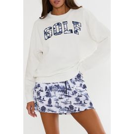 Beach Riot Beach Riot Devyn Graphic Oversized Sweatshirt