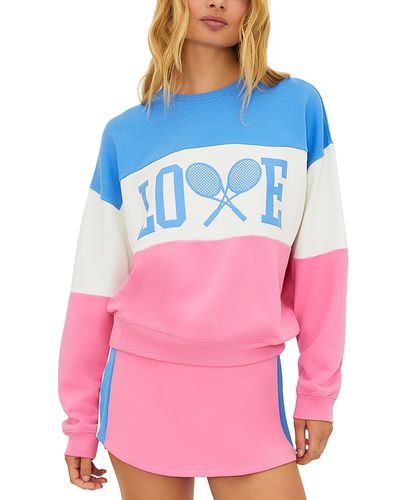Beach Riot Beach Riot Devyn Oversized Color Blocked Sweatshirt