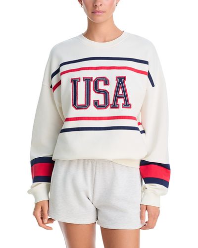 Beach Riot Beach Riot Devyn Oversized Usa Sweatshirt