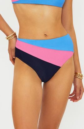 Beach Riot Beach Riot Evie Rib Colorblock Bikini Bottoms