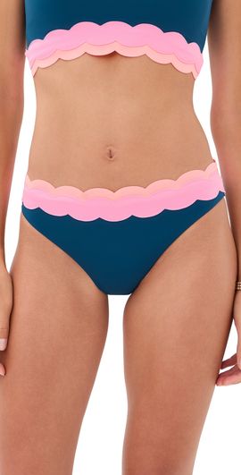Beach Riot Beach Riot Fay Bikini Bottoms Seashell Isle Colorblock