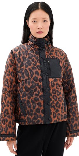 Beach Riot Beach Riot Harvie Jacket Caramel Leopard