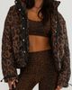Beach Riot Beach Riot Harvie Leopard Print Quilted Puffer Jacket - 1
