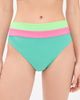 Beach Riot Beach Riot Heidi Bikini Bottoms Strawberry Ice Colorblock - 2