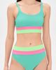 Beach Riot Beach Riot Heidi Bikini Bottoms Strawberry Ice Colorblock - 4