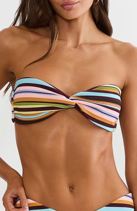 Beach Riot Beach Riot Juno Twisted Bandeau Bikini Top