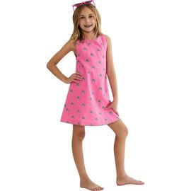 Beach Riot Beach Riot Kids' Little Caprina Palm Print Shift Dress