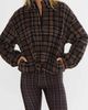 Beach Riot Beach Riot Leona Check Fleece Jacket - 1
