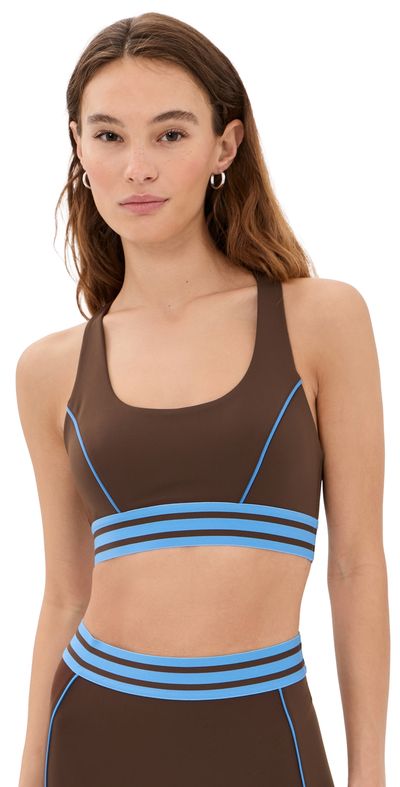 Beach Riot Beach Riot Lucille Sports Bra CARIBOU BLUE