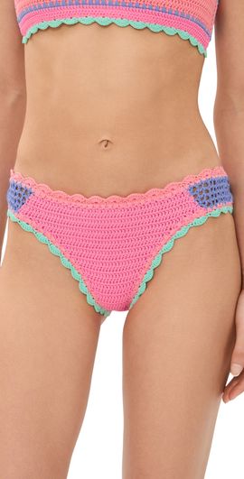 Beach Riot Beach Riot Maisy Bikini Bottoms Sea Breeze Crochet