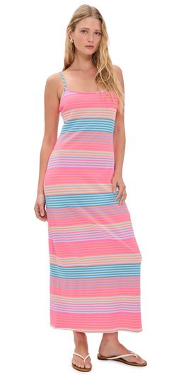 Beach Riot Beach Riot Malie Dress Vibrant Volley Stripe