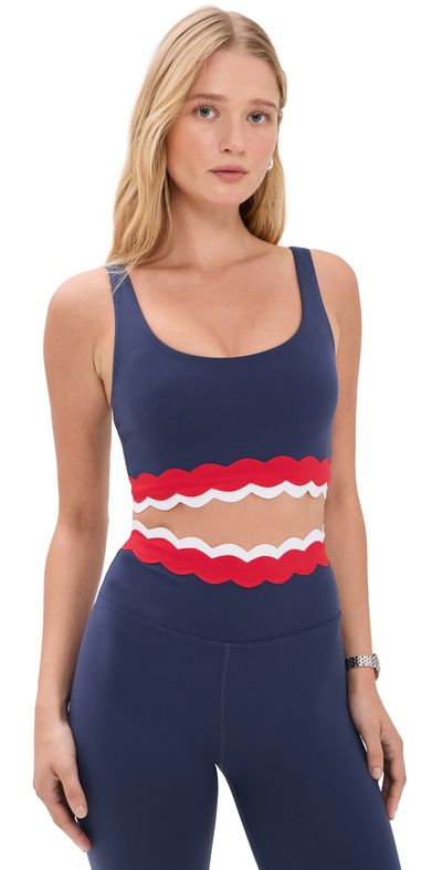 Beach Riot Beach Riot Marin Top Twilight Firework Colorblock