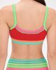 Beach Riot Beach Riot Milana Bikini Top Aqua Haze Crochet - 3