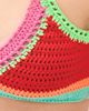 Beach Riot Beach Riot Milana Bikini Top Aqua Haze Crochet - 6