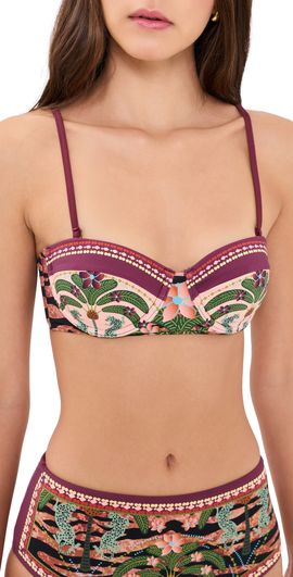 Beach Riot Beach Riot Nani Bikini Top Deep Jungle