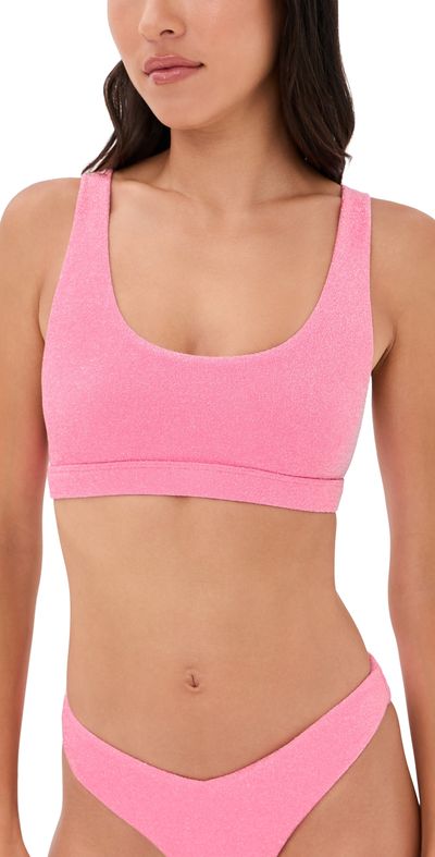 Beach Riot Beach Riot Peyton Top Shoreline Pink Shine