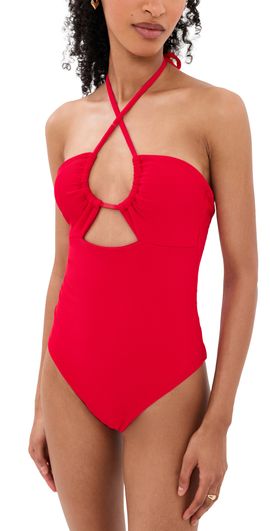 Beach Riot Beach Riot Phoenix One Piece Red