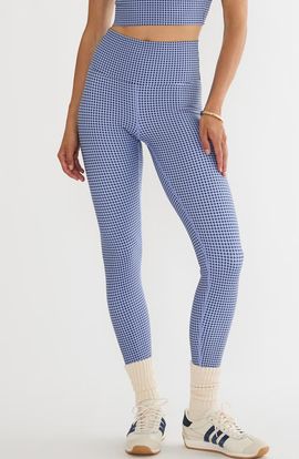 Beach Riot Beach Riot Piper High Waist Gingham Leggings
