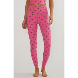 Beach Riot Beach Riot Piper Palm Print High Waist Leggings