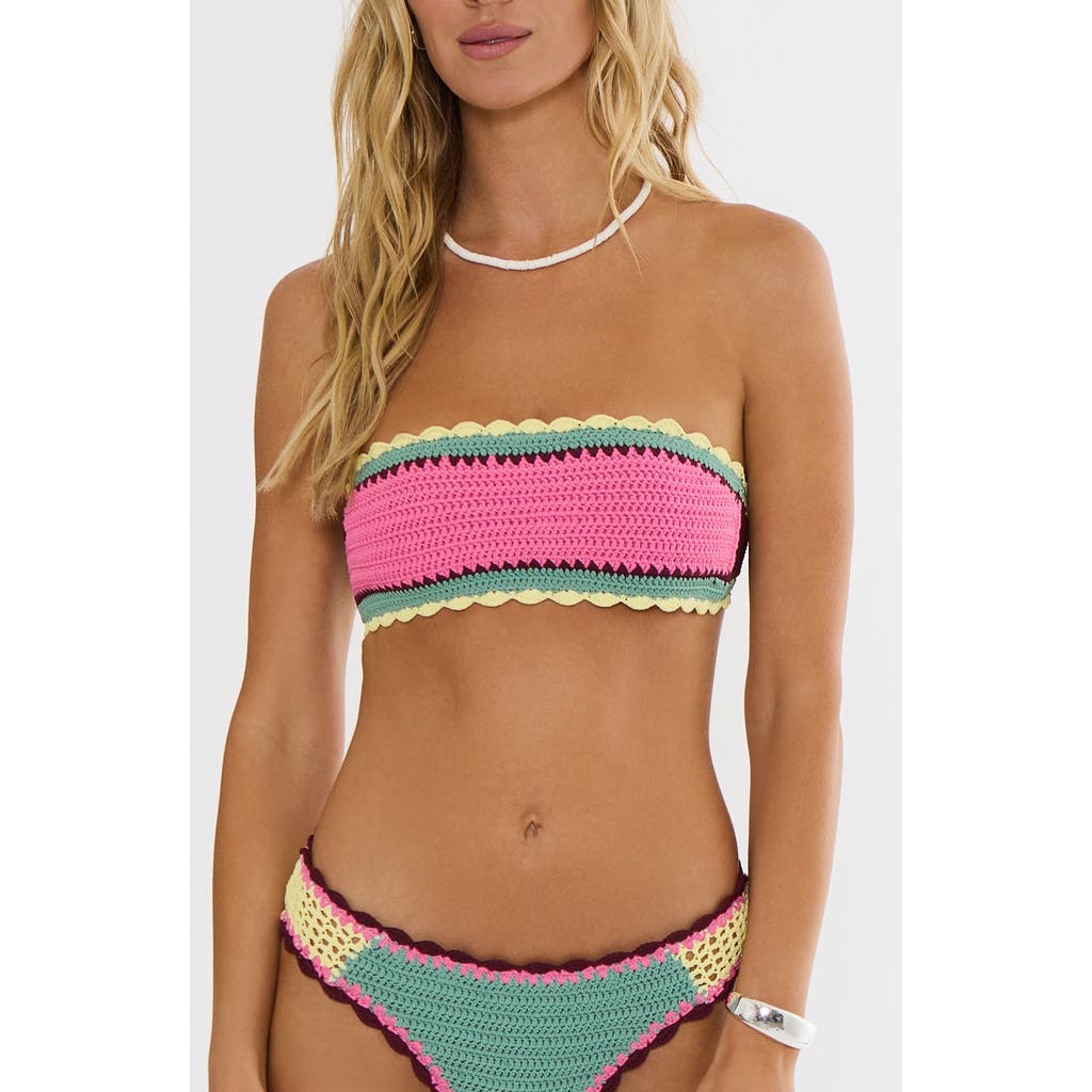 Beach Riot Beach Riot Rey Crochet Bandeau Swim Top
