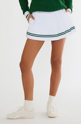 Beach Riot Beach Riot Sorrel Performance Pleated 13-Inch Skort