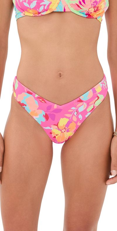 Beach Riot Beach Riot Vanessa Bikini Bottoms Bloom Lagoon