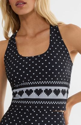 Beach Riot Beach Riot Yara Fair Isle Performance Tank